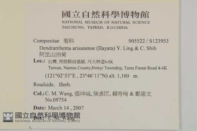 阿里山油菊藏品圖，第2張