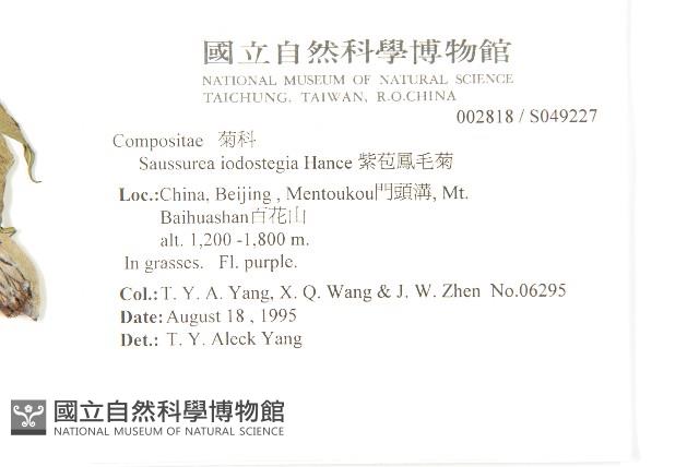 Accession Number:S049227 Collection Image, Figure 2, Total 2 Figures