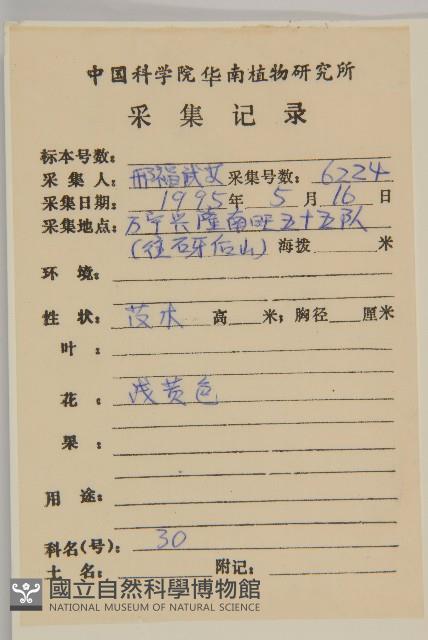 草珊瑚、紅果金粟蘭藏品圖，第2張