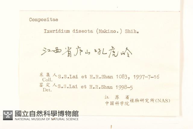 深裂苦藚菜藏品圖，第3張