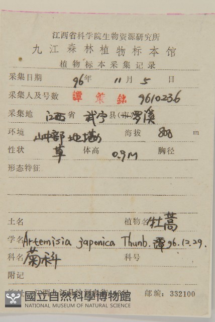 牡蒿藏品圖，第2張