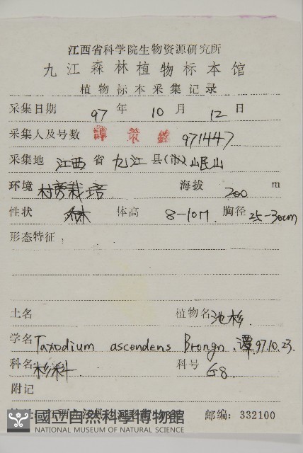 池杉藏品圖，第2張