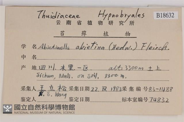 山羽蘚藏品圖，第2張
