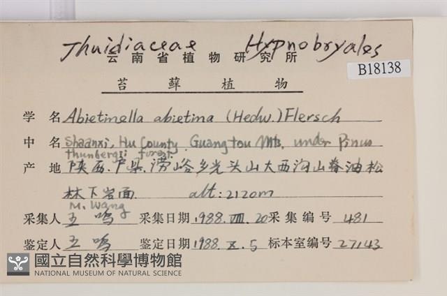 山羽蘚藏品圖，第2張