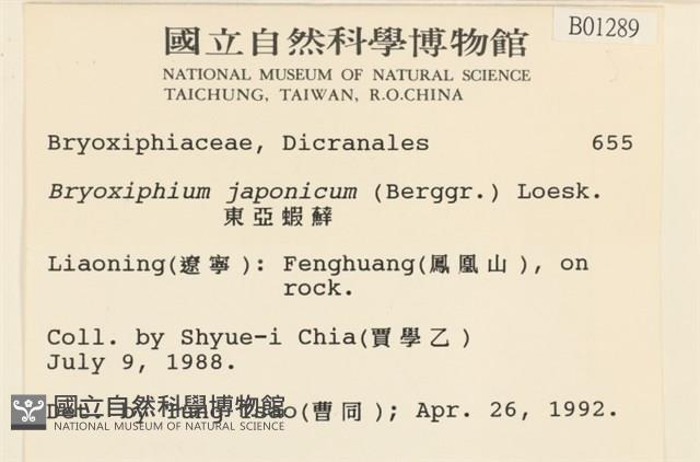 東亞蝦蘚藏品圖，第2張