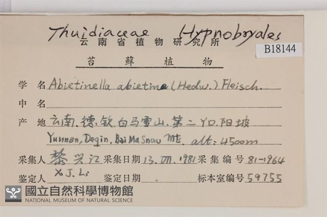 山羽蘚藏品圖，第2張