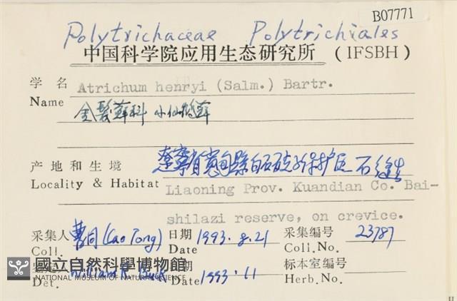 小仙鶴蘚藏品圖，第2張