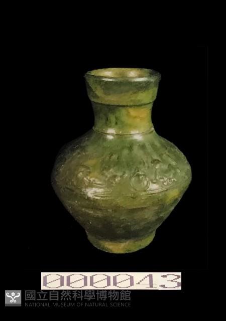 綠釉陶鍾-獸紋藏品圖，第1張