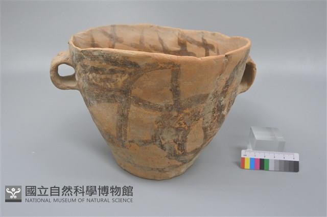 雙耳彩陶壺藏品圖，第2張