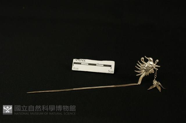 銀飾(鳳釵)藏品圖，第2張