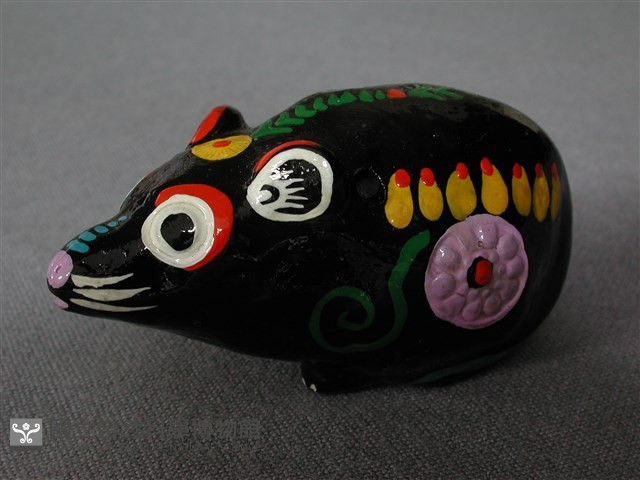 泥哨(鼠)藏品圖，第2張