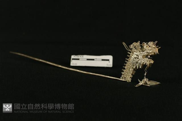 銀飾(龍頭釵)藏品圖，第2張