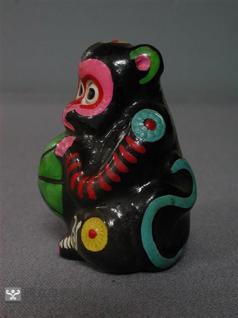 泥哨(猴)藏品圖，第2張
