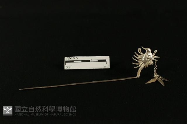 銀飾(鳳釵)藏品圖，第1張