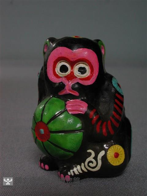 泥哨(猴)藏品圖，第1張