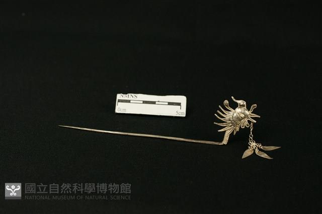 銀飾(鳳釵)藏品圖，第1張