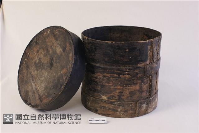 樹皮油漆桶藏品圖，第1張