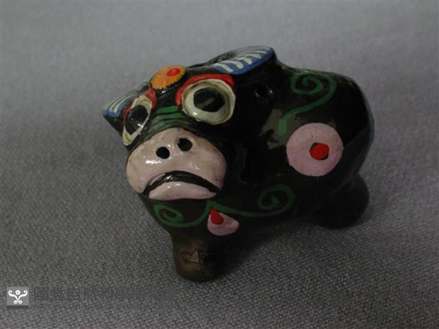 泥哨(牛)藏品圖，第1張