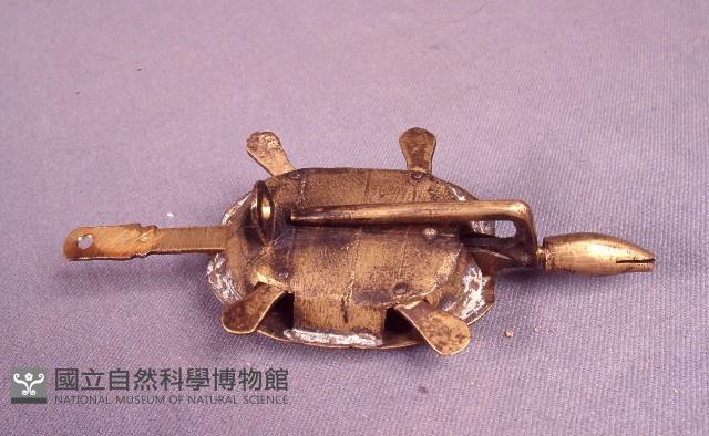 龜形銅鎖藏品圖，第1張