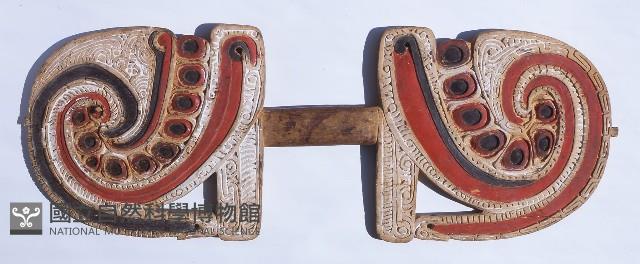 舞蹈儀式木槳藏品圖，第1張