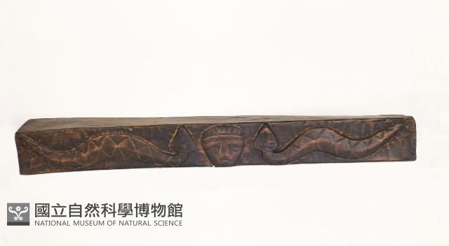 木雕枕頭藏品圖，第1張