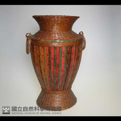 藤編花瓶藏品圖，第1張