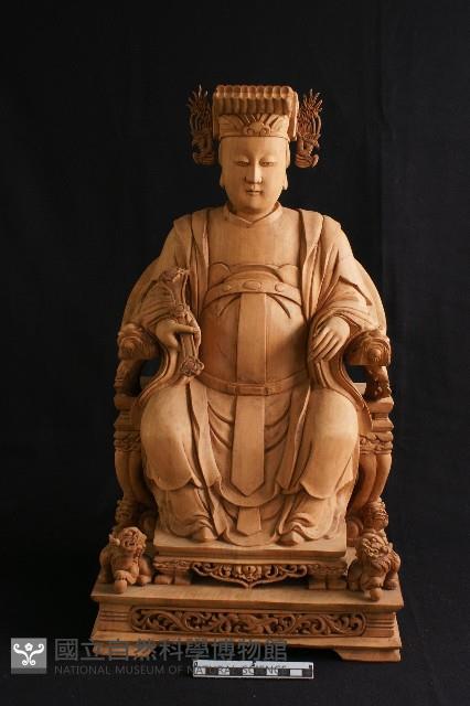 媽祖木雕神像藏品圖，第1張