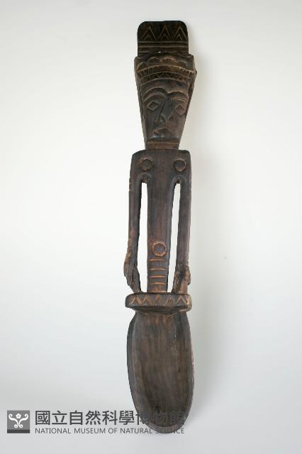 木雕大湯匙藏品圖，第1張