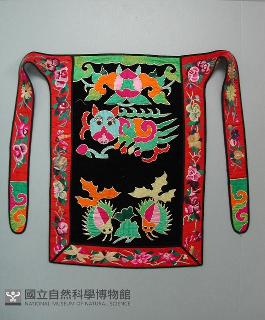 繡花背帶藏品圖，第1張