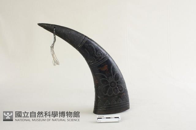 牛角酒杯藏品圖，第2張