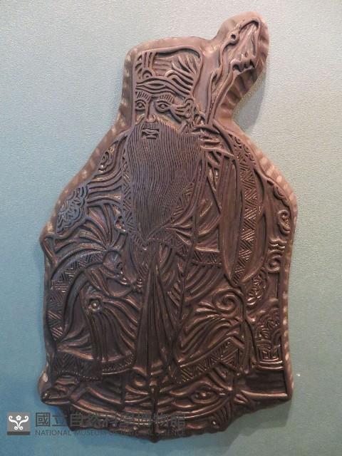 木雕印版(土地公)藏品圖，第1張