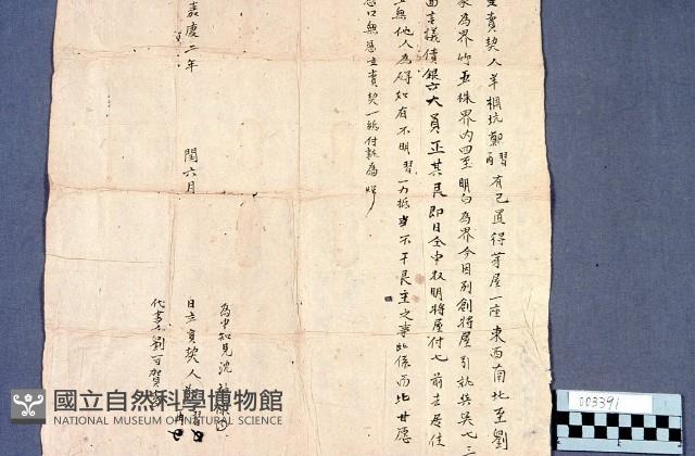 契約書藏品圖，第1張