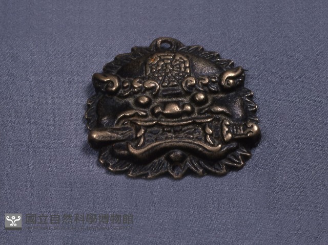 銅八卦獸牌藏品圖，第1張