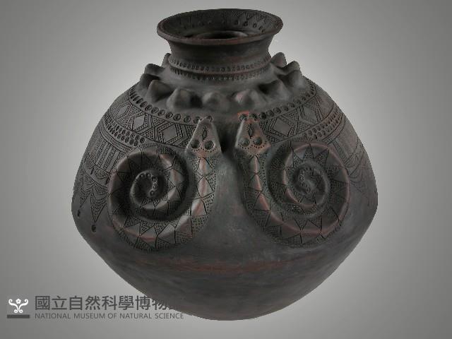 蛇太陽紋陶壺藏品圖，第2張