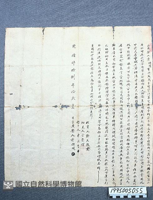 典貸借洗契藏品圖，第1張