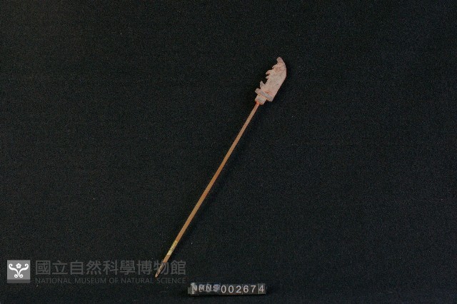 布袋戲道具(關刀)藏品圖，第1張