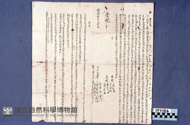 契約書藏品圖，第1張