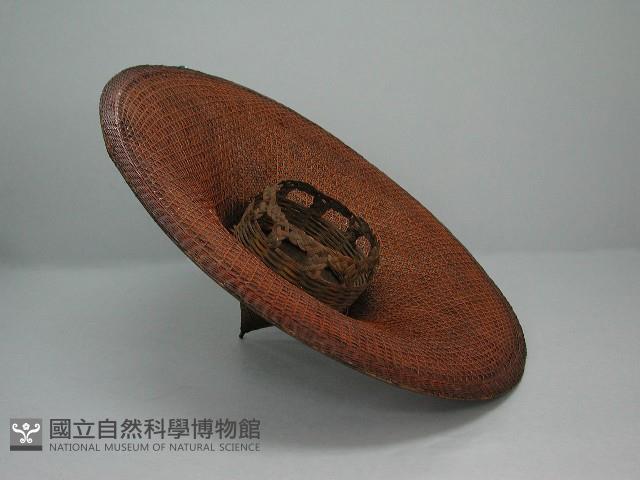 右式竹篾斗笠藏品圖，第2張