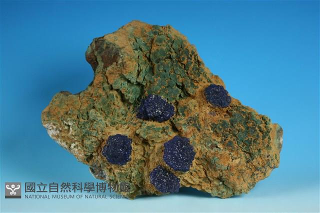 藍銅礦/孔雀石藏品圖，第1張