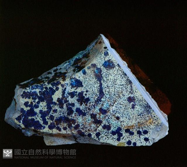 藍磷銅礦藏品圖，第1張