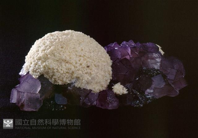 重晶石/螢石/閃鋅礦藏品圖，第1張