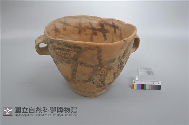 雙耳彩陶壺藏品圖，第1張