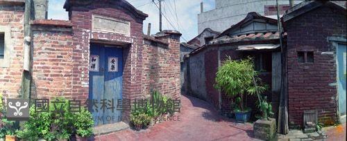 九曲巷(金盛巷)一景（1950至2006年臺灣常民生活）藏品圖，第1張