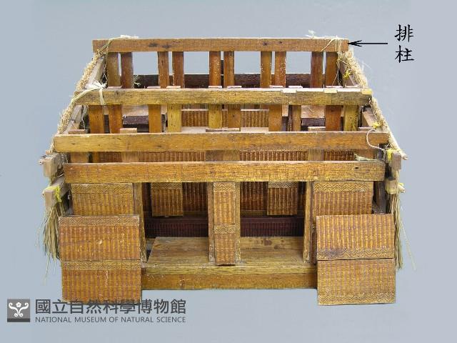 主屋模型(排柱)藏品圖，第1張