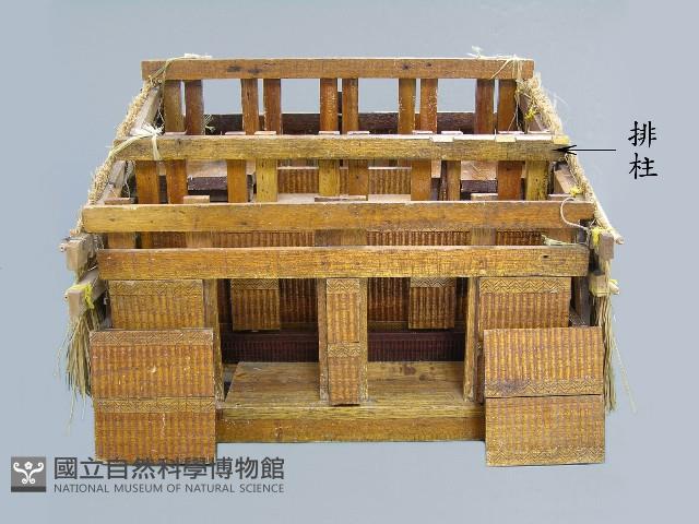 主屋模型(排柱)藏品圖，第1張