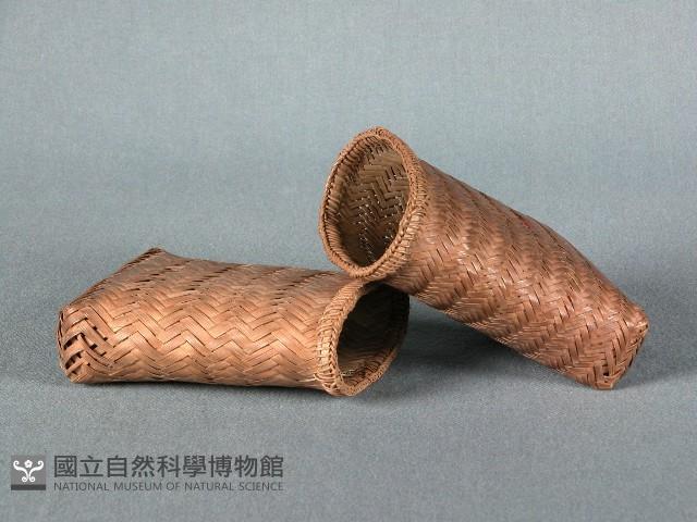 竹編煙絲盒-蓋藏品圖，第1張