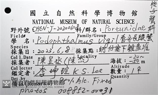 看守長眼蟹藏品圖，第18張