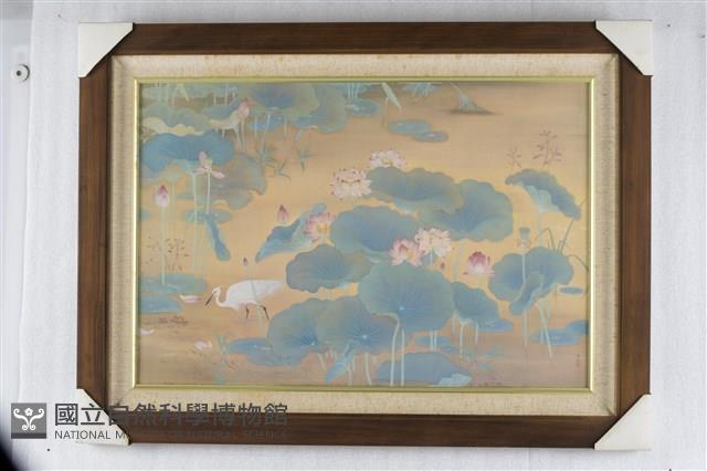 複製畫(荷花)藏品圖，第1張