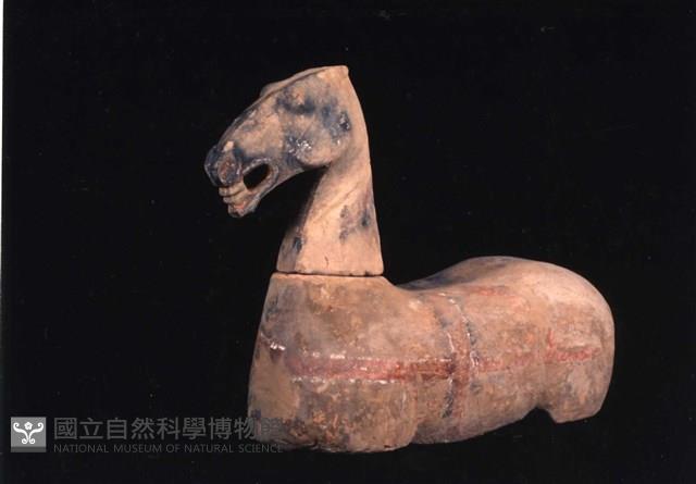 陶馬-馬身(加彩)藏品圖，第1張