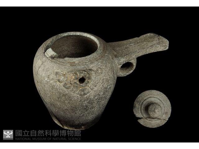 滑石茶具組-水注蓋藏品圖，第3張